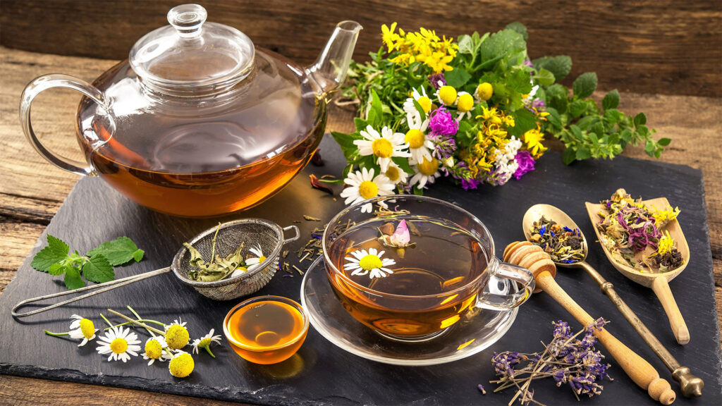herbal tea recipes for calming and soothing