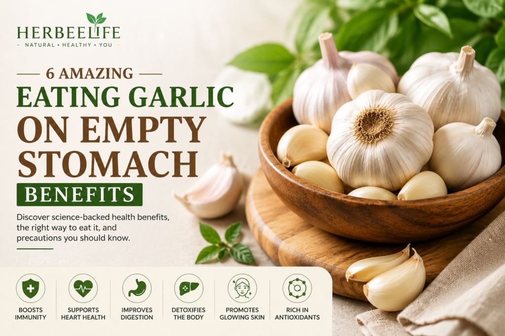 eating garlic on empty stomach benefits