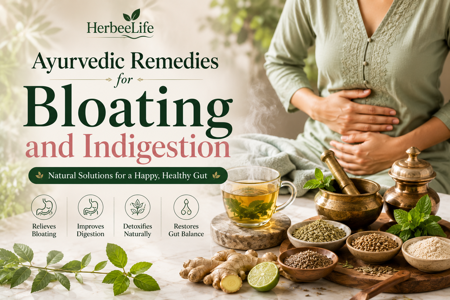 Ayurvedic remedies for bloating and indigestion