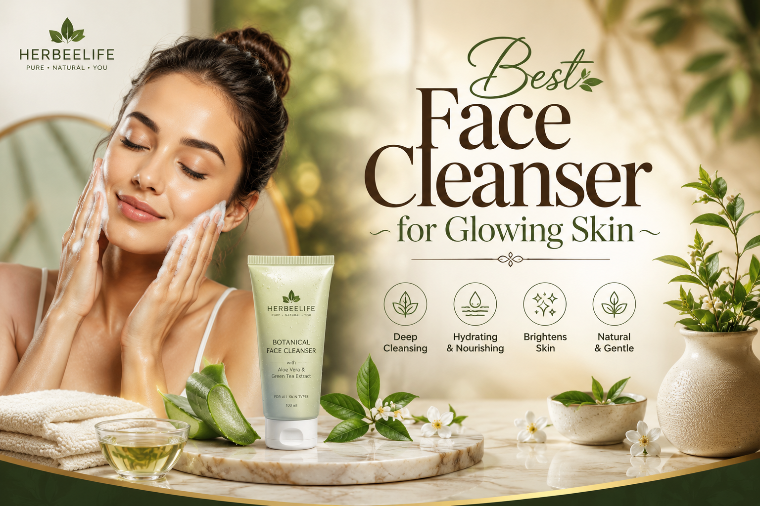 face cleanser for glowing skin