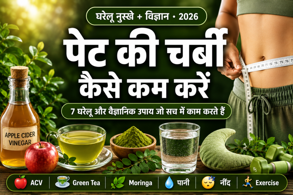 पेट की चर्बी कैसे कम करें