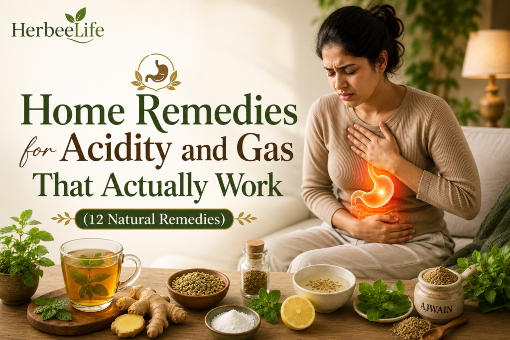 home remedies for acidity and gas