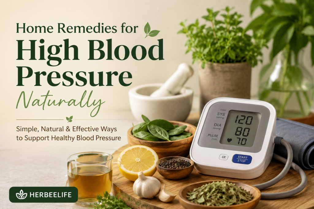 home remedies for high blood pressure naturally