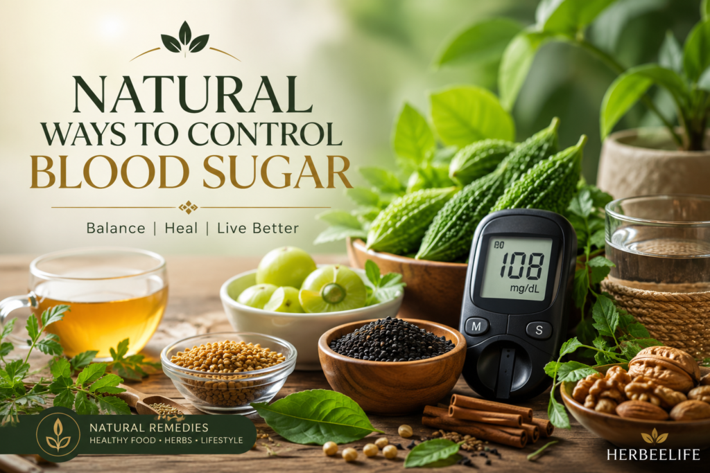 how to control blood sugar naturally