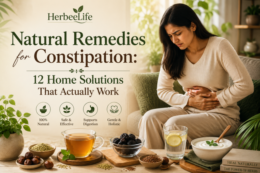 natural remedies for constipation