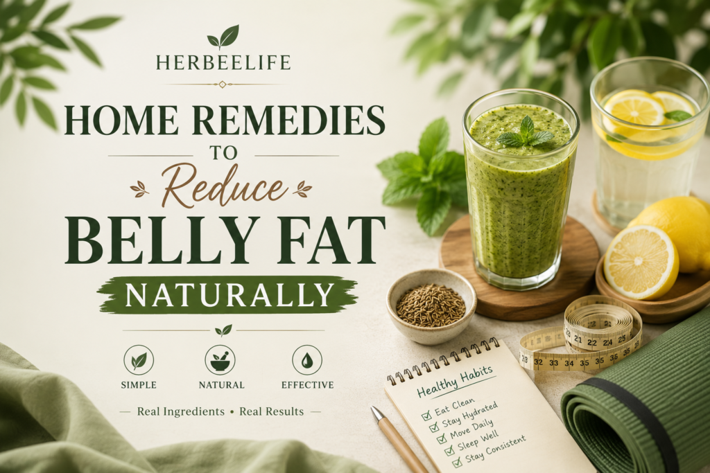 home remedies to reduce belly fat naturally