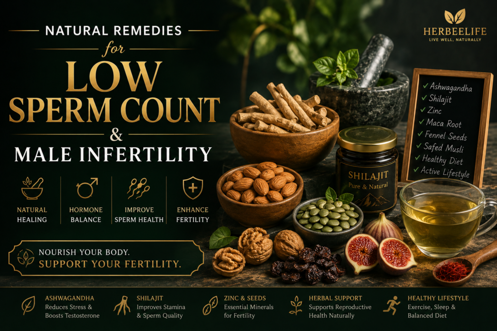 natural remedies for low sperm count