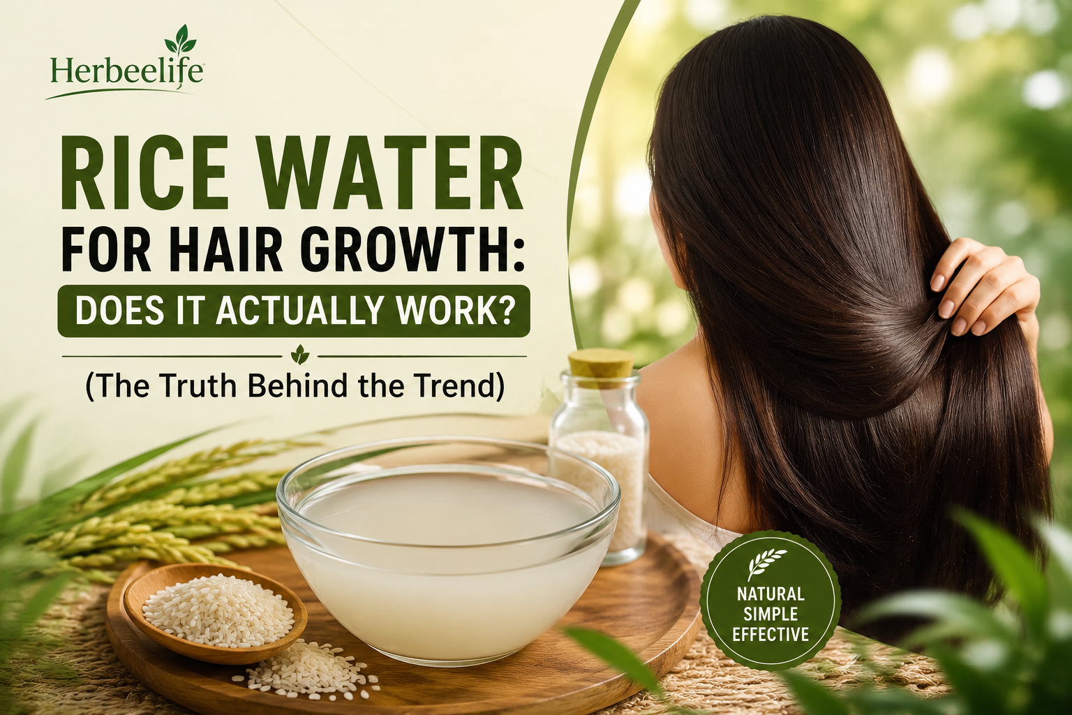 rice water for hair growth