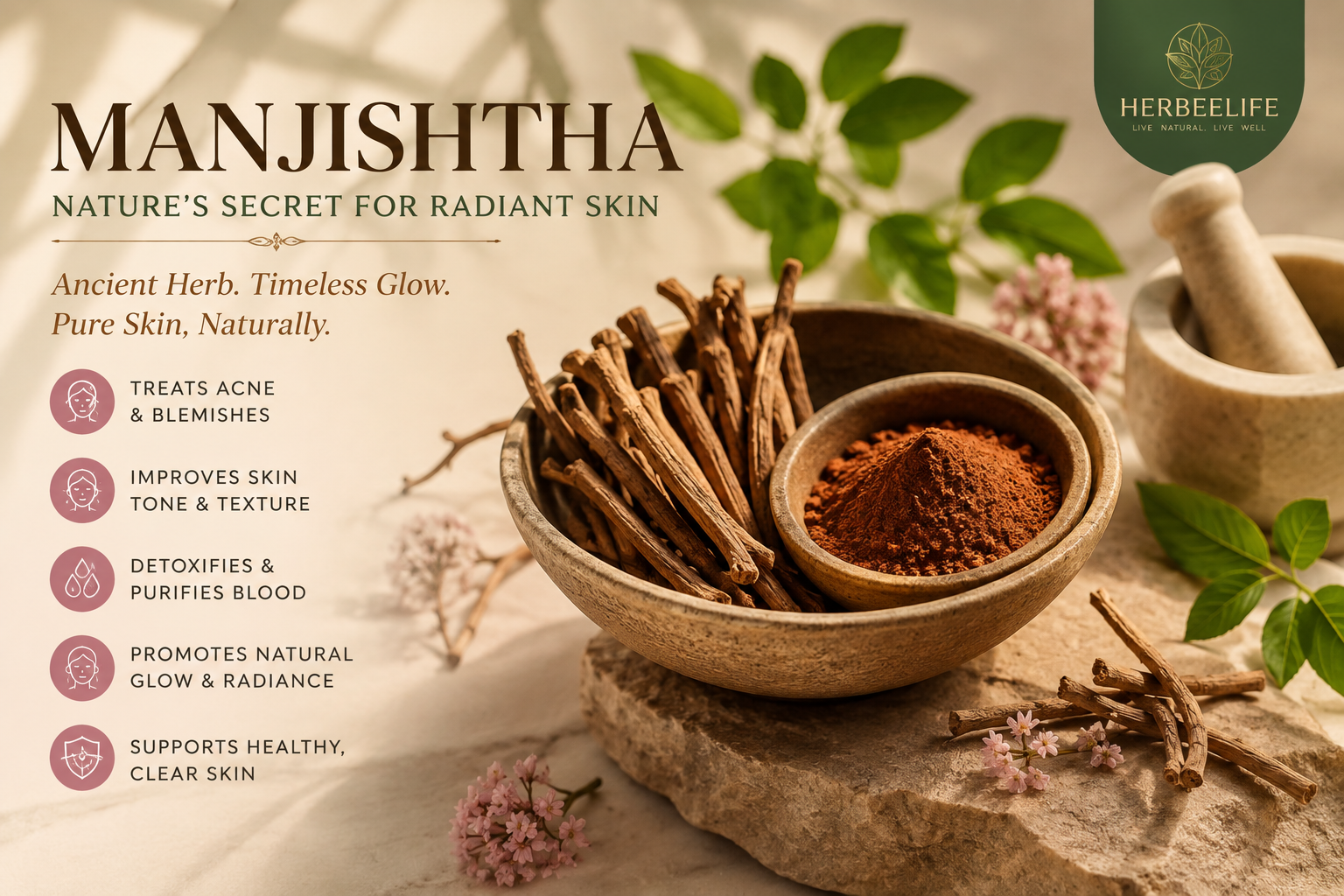 manjistha benefits for skin
