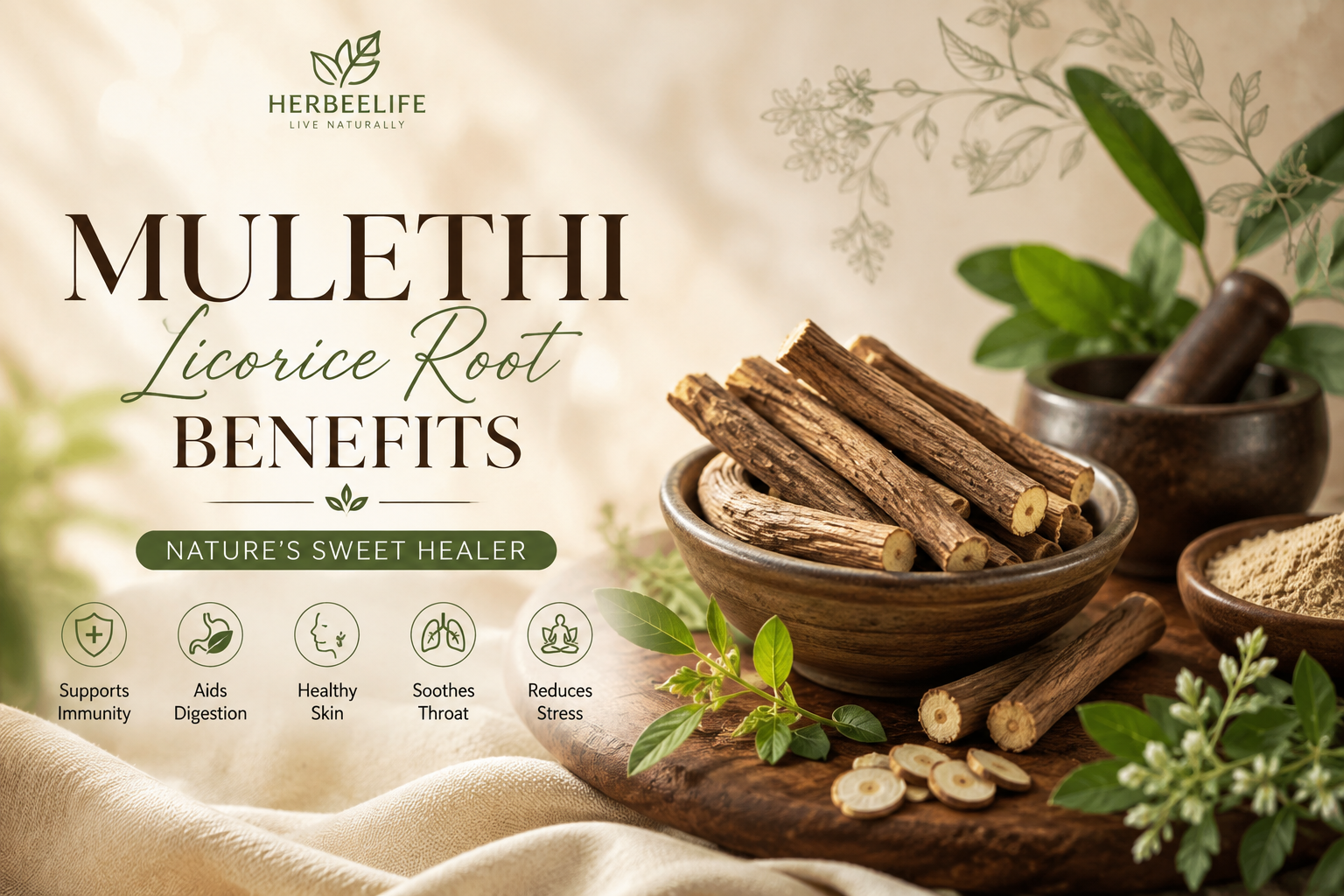 mulethi licorice root benefits