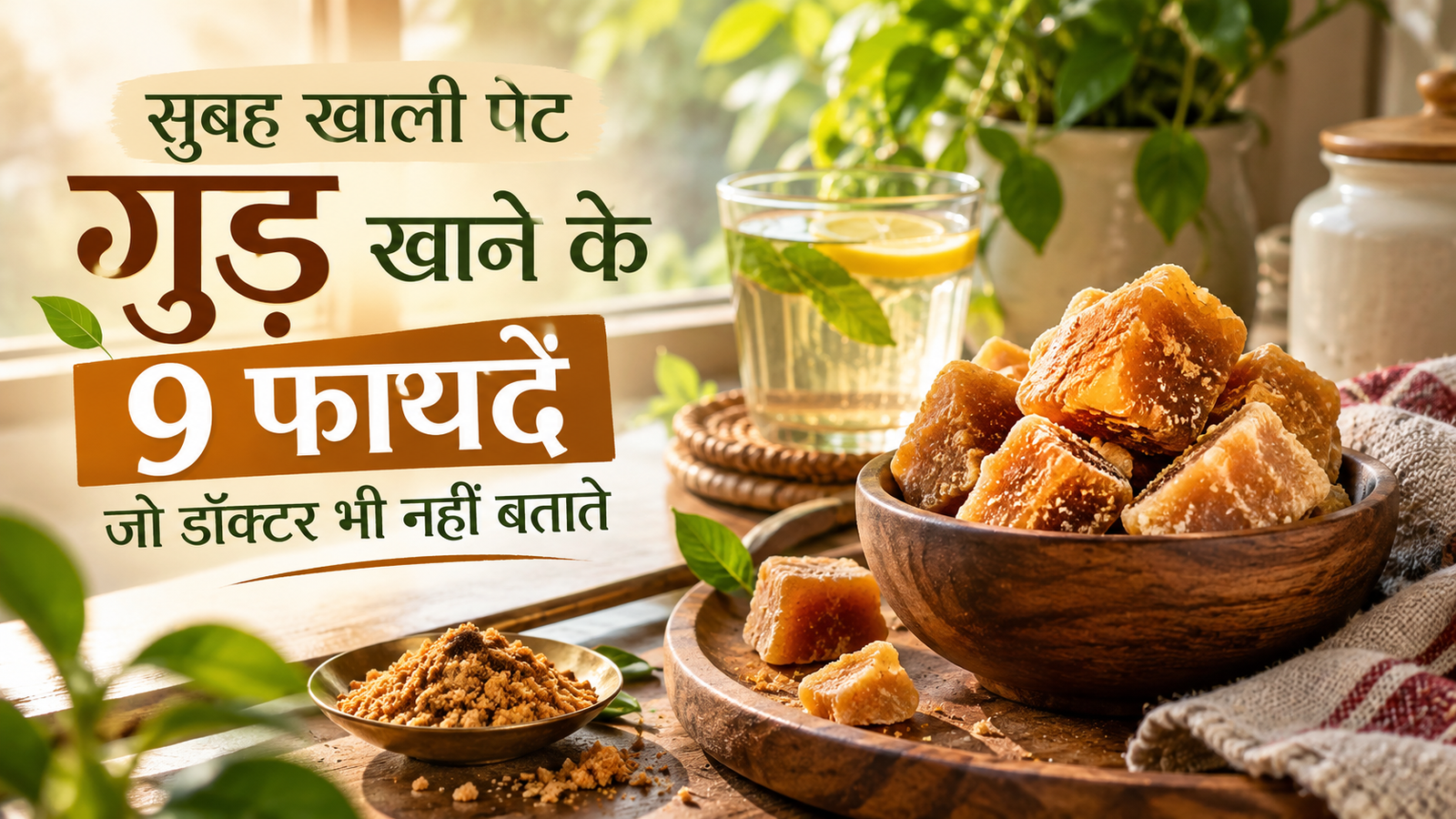 खाली पेट गुड़ खाने के फायदे